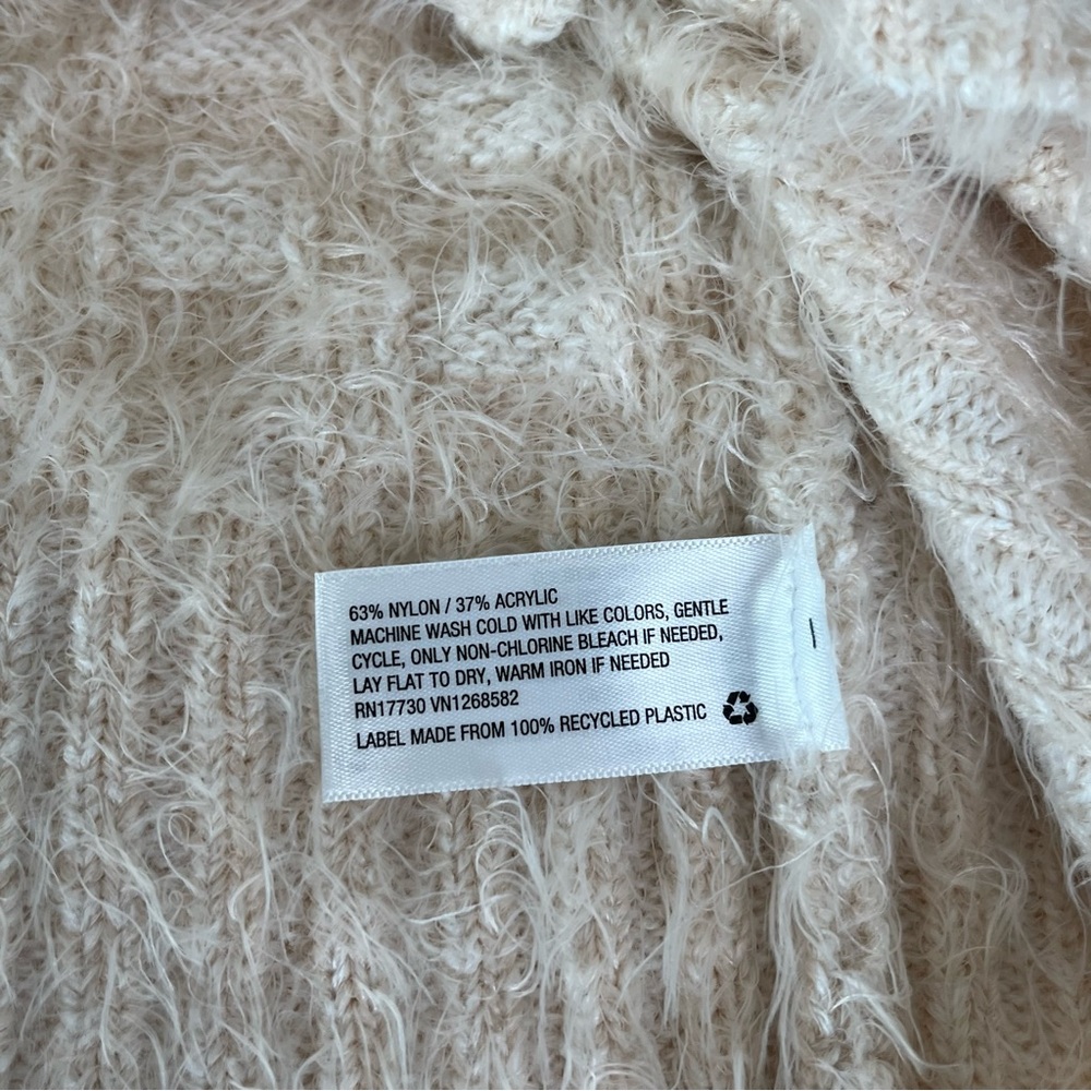 Wild Fable Cream Fuzzy Cardigan - Picture 11 of 12